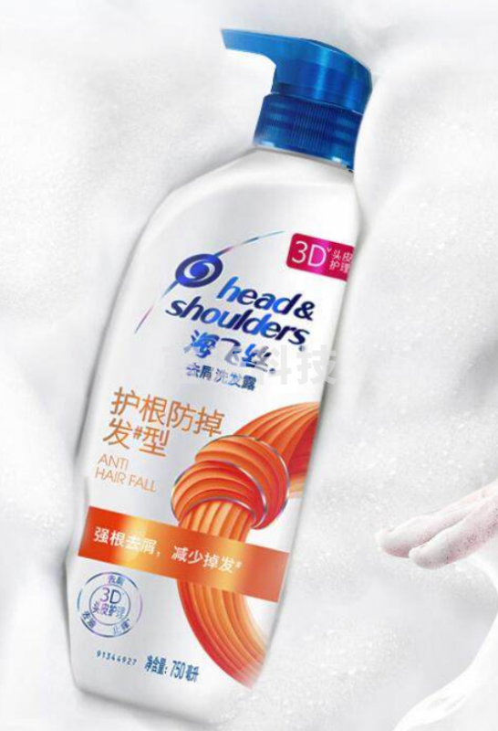 海飞丝洗发水家庭装750ml护根防掉发型洗发露 单瓶价