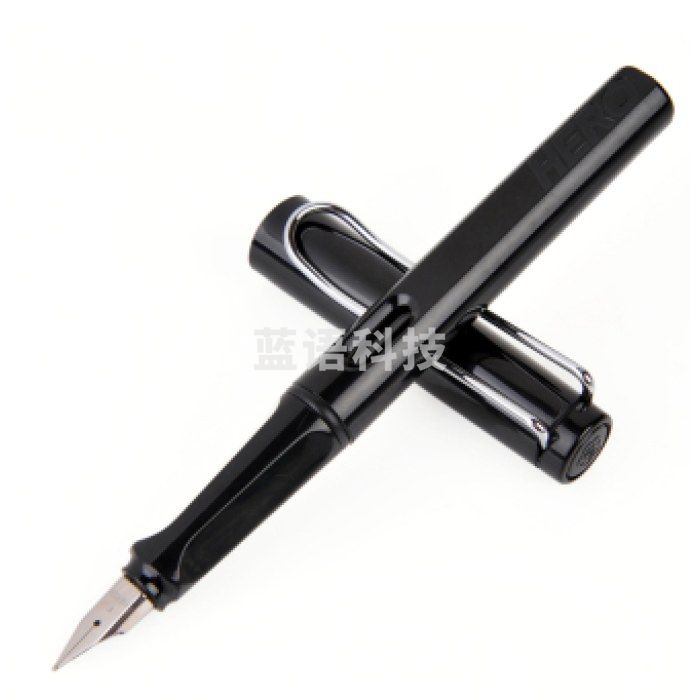 英雄（HERO）359 正姿 黑色 F尖薄厚片工艺学生练字钢笔