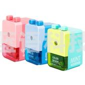 得力0739 自动进笔削笔机  红绿蓝颜色随机