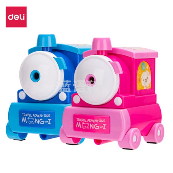 得力(deli) 优酷0614 火车头削笔机(混色)(只)