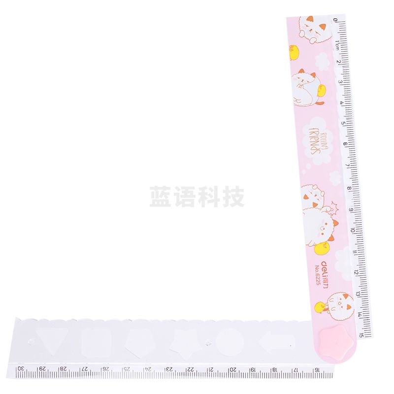 得力优酷6225折叠尺(红)