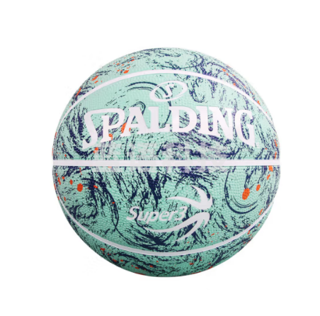 斯伯丁(SPALDING)超三联赛训练5号橡胶篮球85-013Y5