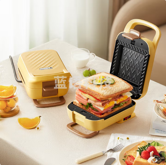 小熊(BEAR) SMZ-Q07N1 三明治机早餐机面包机电饼铛