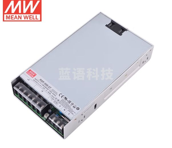 明纬(MEANWELL)RSP-500-27 带PFC薄型稳压变压器500W(左右)开关电源3C认证27V18.6A输出
