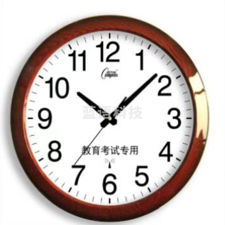 康巴丝TJ2260考试 专用电波钟 咖木色