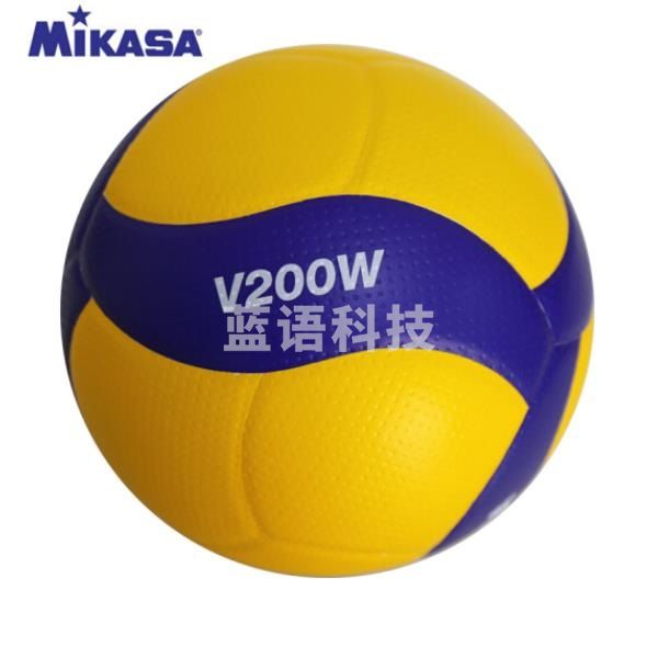 米卡萨mikasa 男女排球训练比赛排球 V200W