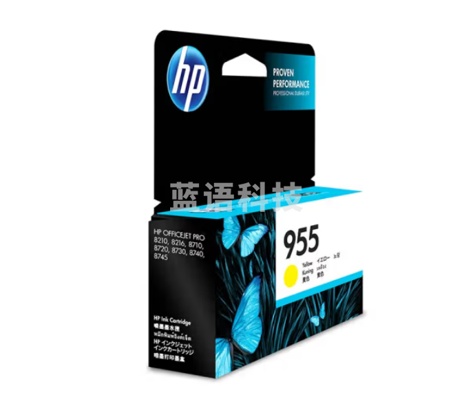 惠普(HP)L0S57AA 955黄色 标容原装墨盒 适用hp 8210/8710/8720/7720/7730/7740