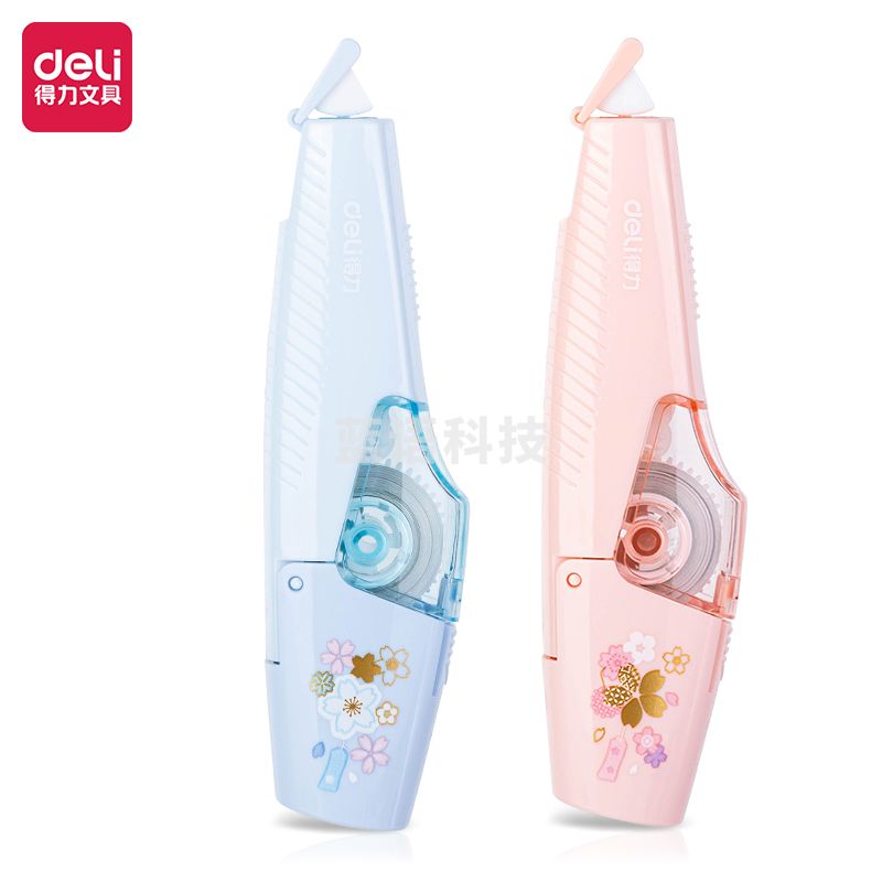 得力71492 光樱下6m修正带(混)(卡)