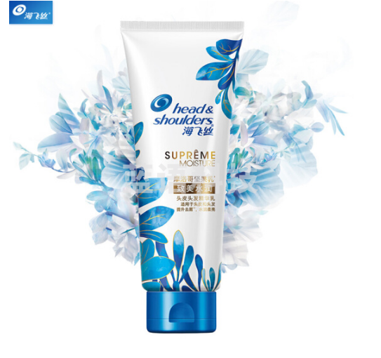 海飞丝 护发素 致美水润400ML （6支/盒）