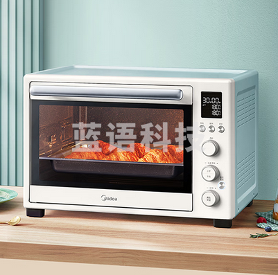 美的(Midea)遇见Q20系列 家用多功能电烤箱 40L大容量 独立控温 搪瓷内胆 热风循环 PT4012W