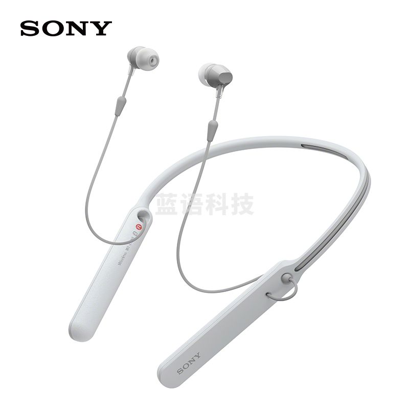 索尼（SONY）WI-C400 蓝牙立体声耳机（白色）