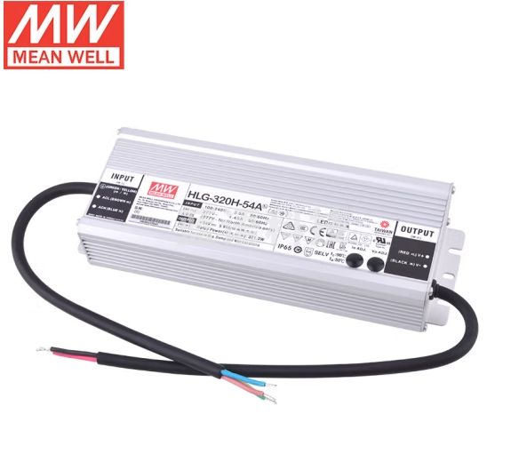 明纬(MEANWELL)HLG-320H-48A IP65/67防水电源 明纬LED防水电源48V6.7A