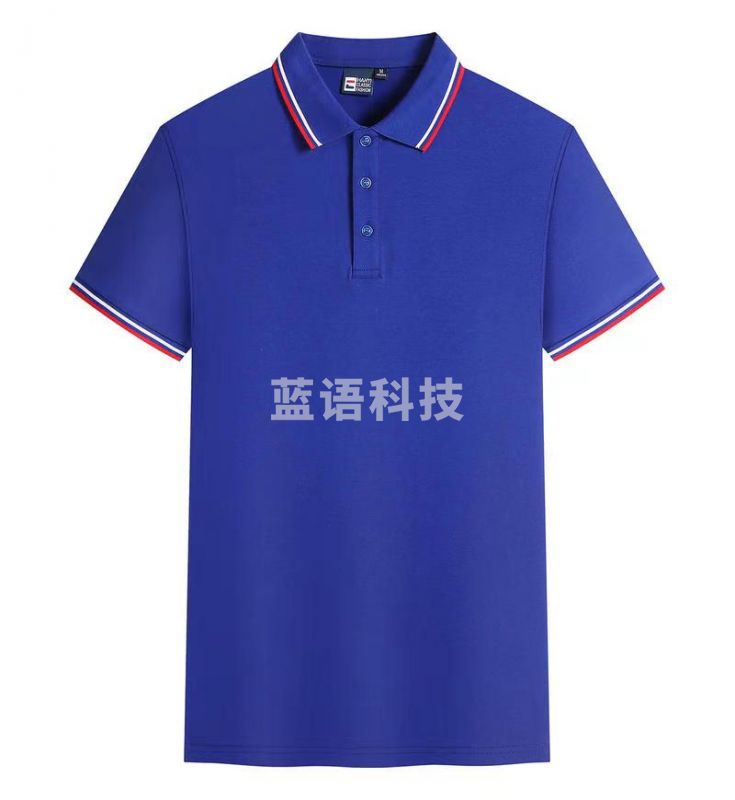 T恤  定制工作服刺绣短袖polo衫印logo