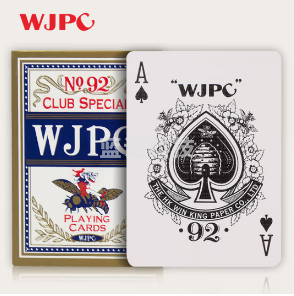 望京扑克小蜜蜂扑克牌 高档德州扑克 加厚耐用纸牌 专业不透光花切魔术牌