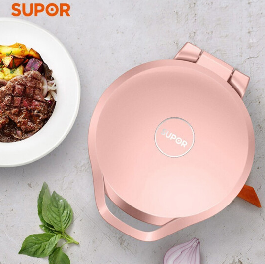 苏泊尔（SUPOR) 家用双面加热安全防烫电饼铛 煎饼铛 烙饼锅 25MM深烤盘 深盘不压饼 JJ30A69