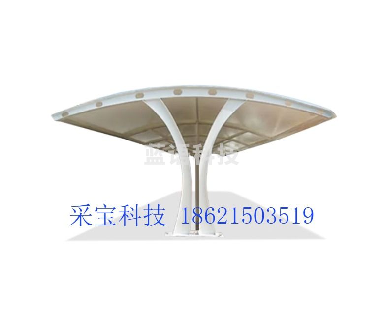 采之采品思格 PSG-0172 膜结构车棚汽车停车棚充电桩棚电动自行车棚张拉膜遮阳防雨棚 遮阳伞