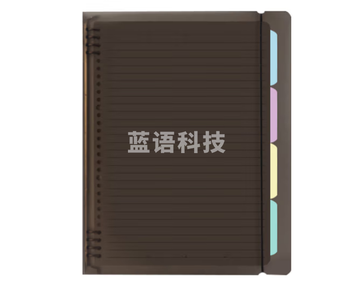 晨光(M&G)APY8D19PB-ZZ-B A5横线活页本 60张笔记本 6孔活页纸可拆卸 黑色