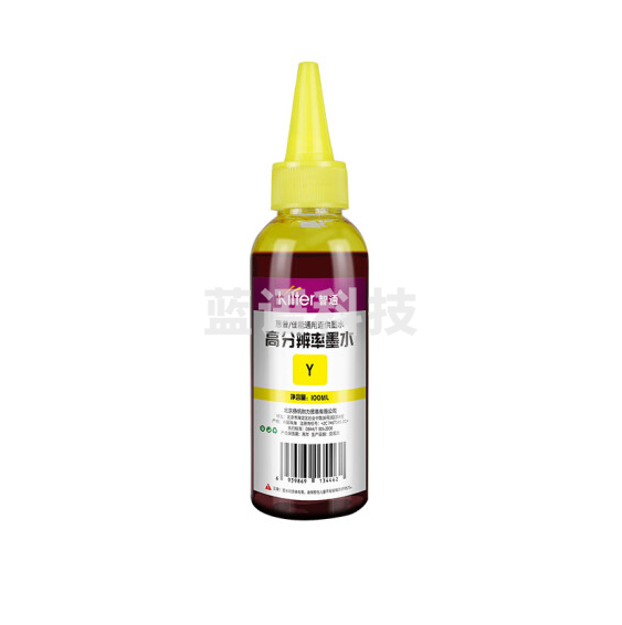 智通ZT 惠普/佳能通用连供高分辨率黄墨水(100ml)