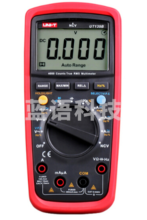 优利德 （UNI-T） 有效值数字万用表 防烧自动量程 UT139B