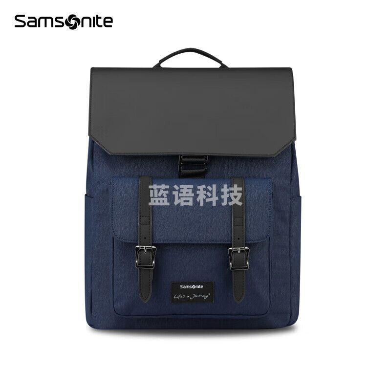 新秀丽(Samsonite)休闲时尚背包拼色设计双肩包潮流简约电脑包多分区96Q*01124