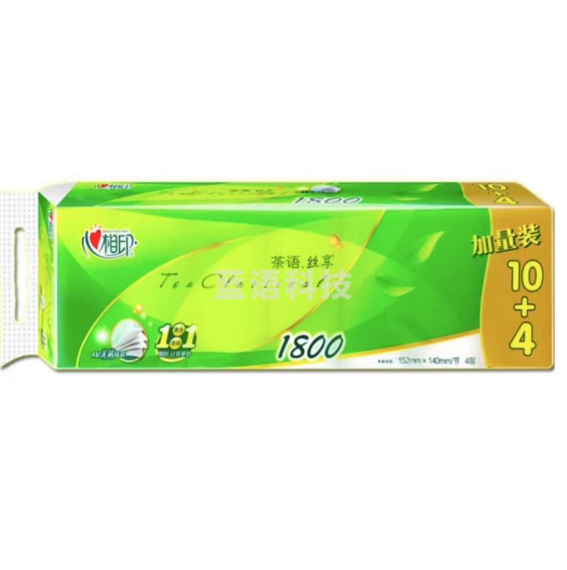 心相印三层无芯卷纸180g*(10+4)卷 RW512