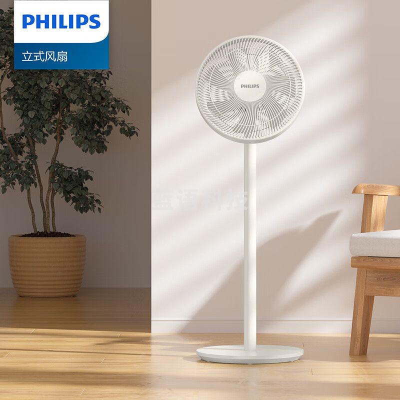 飞利浦（PHILIPS）电风扇落地扇家用7叶立式两用大风力摇头轻音遥控电扇ACR2142SFD