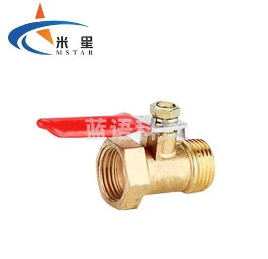 米星 双内丝宝塔气动气泵阀门 铜球阀开关配件 内外(1/4) 20个装