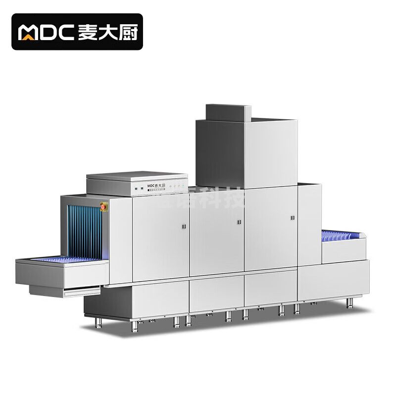 麦大厨 380V 54.8KW XCS-445 斜插式单缸双喷淋一烘干洗碗机(含分配器)
