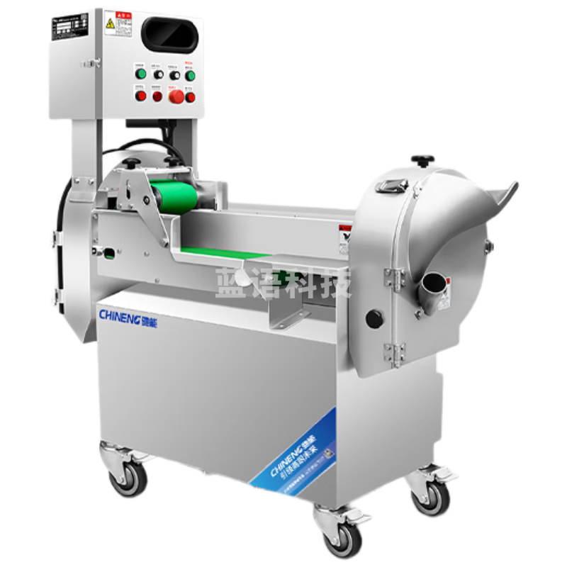 驰能（CHINENG）自动切菜机商用食堂厨房土豆萝卜青菜切段切片切丝多功能大型切菜神器 CN-MJ-608-380v 旗舰双头切菜机