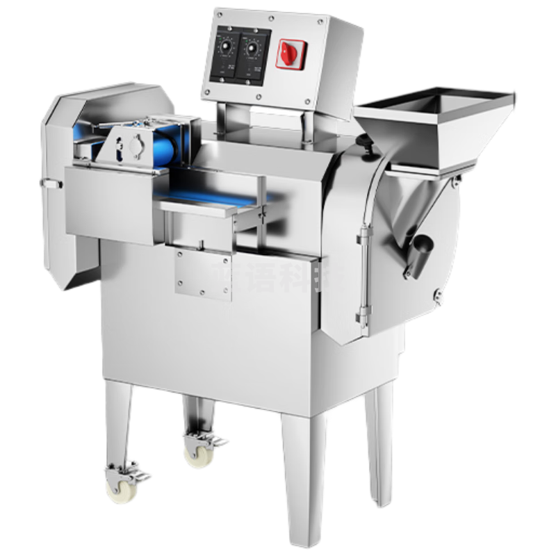 驰能（CHINENG）自动切菜机商用食堂厨房切菜神器叶菜球茎类多功能电动切菜机CN-QCJ-8106-XST-J803  豪华双头切菜机