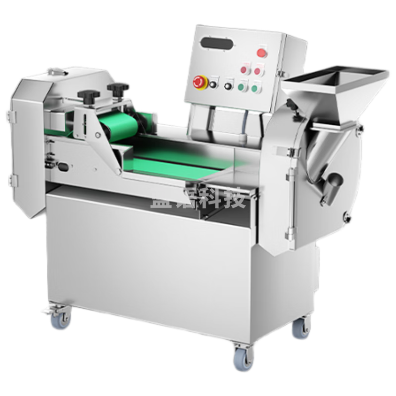 驰能（CHINENG）多功能全自动切菜机商用大型食堂厨房土豆萝卜青菜切段切片切丝切菜神器  CN-QCJ-8076-ST-B801 至尊双头切菜机 1t/h