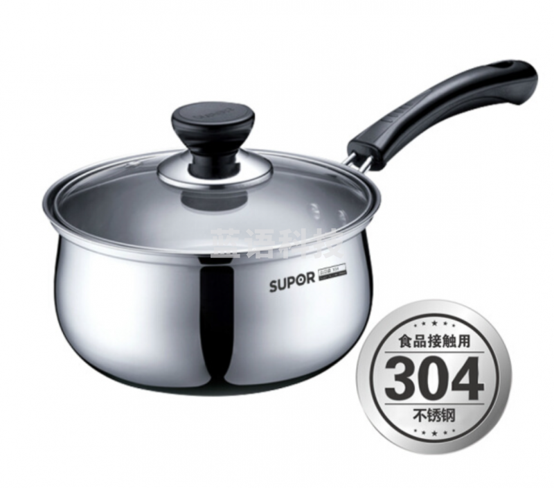 苏泊尔好帮手不锈钢单底奶锅ST16H3
