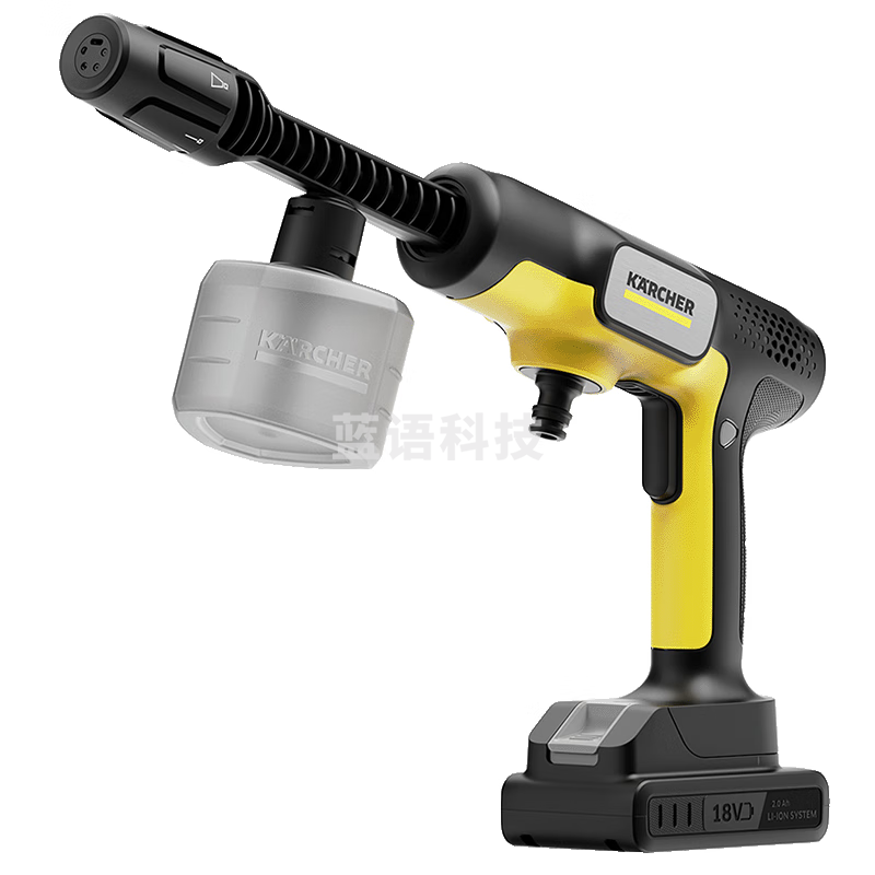 KARCHER德国卡赫无线洗车机KHB2清洗机洗车高压喷水水枪冲洗手持锂电喷枪 KHB2双电池版