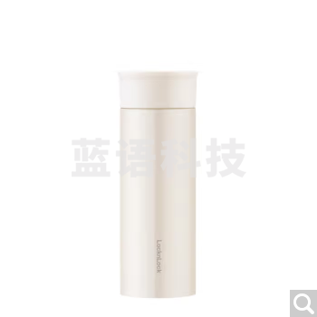乐扣乐扣 LOCK&LOCK LHC4260IVY 316不锈钢便携式保温杯 慕斯旋转水杯 340ml白色
