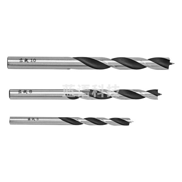 东成木工三尖钻头打孔开孔高碳钢麻花支罗钻东成多功能开孔器木工钻头 木工钻头10x133mm【 一只装 】