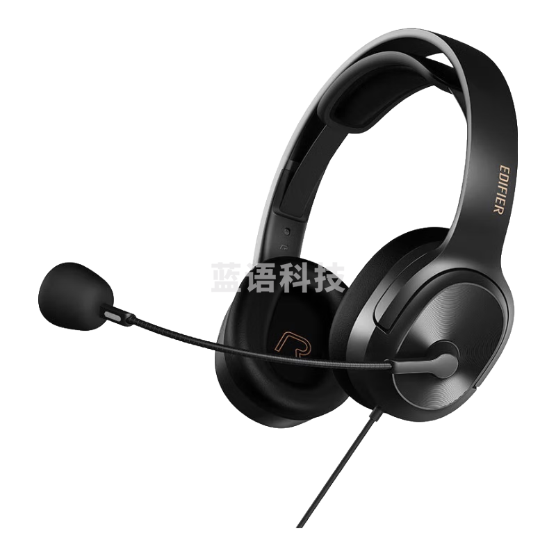 漫步者（EDIFIER） USB K5000 专业考试耳机 头戴式电脑耳麦 听力听说口语训练专用耳麦 网课耳机