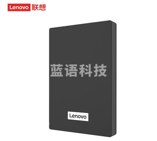 联想（Lenovo）F308 移动硬盘 2TB 移动硬盘 USB3.0 2.5英寸 商务黑 高速传输 稳定耐用