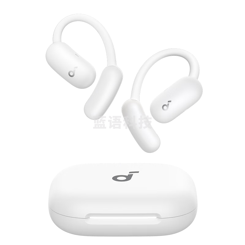 声阔（SoundCore）飞跃线Air开放式蓝牙耳机挂耳式AI智能翻译不入耳无线运动跑步适用苹果华为小米白色 A3874