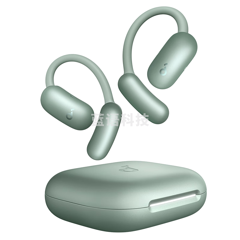 声阔（SoundCore）飞跃线Air开放式蓝牙耳机挂耳式AI智能翻译不入耳无线运动跑步适用苹果华为小米 绿色 A3874