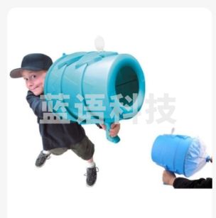 空气炮玩具大炮烟圈互动活动道具学实验中小学科技馆科普展品(小型)