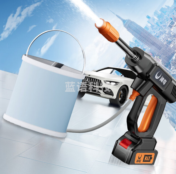 闲鸟洗车高压水枪家用锂电无线洗车机便携式洗车神器大功率电动刷车泵