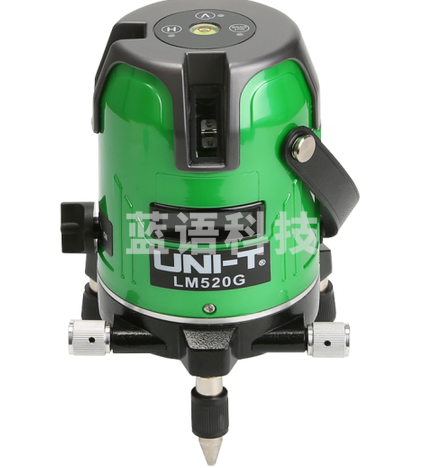优利德(UNI-T)红外线水平仪绿光2/3/5线激光投线仪高精度室外强光可视 绿光2线+锂电 LM520G