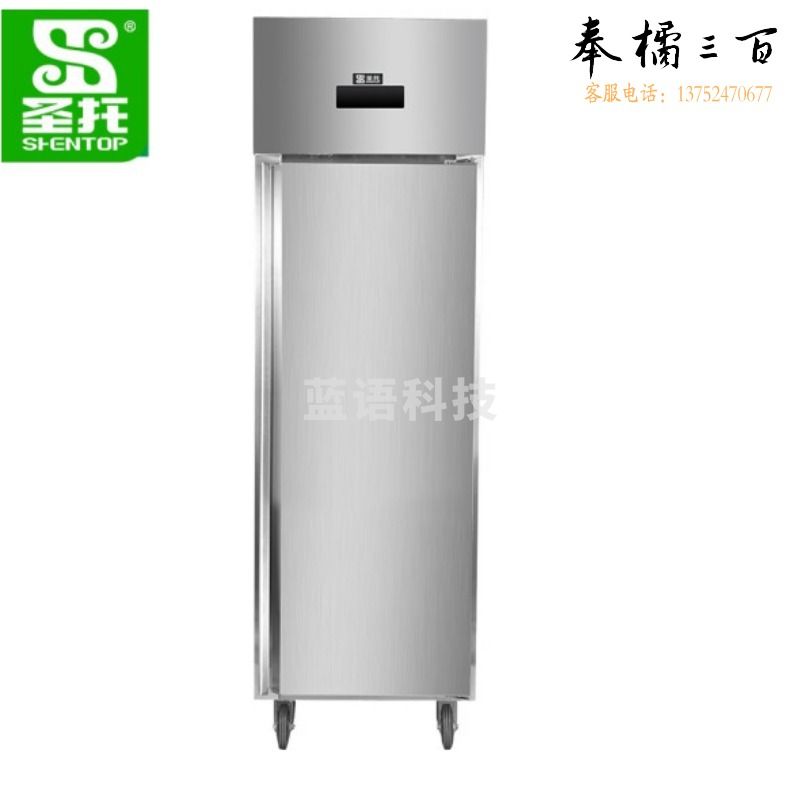 圣托/Shentop 圣托 DHB12 冷柜单门冷冻直冷高身雪柜 餐厅食堂保鲜冰箱 商用立式厨房冰柜 DHB12