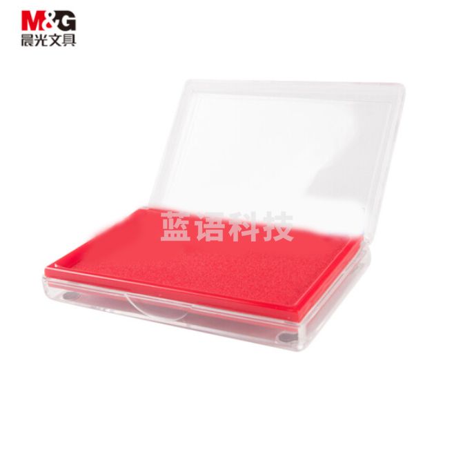 晨光（M&G） AYZ97513 财务专用方形透明快干印台印泥138*88mm红色