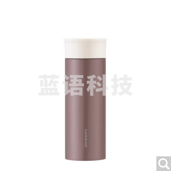 乐扣乐扣 LOCK&LOCK LHC4260BRW 316不锈钢便携式保温杯 慕斯旋转水杯 340ml棕色