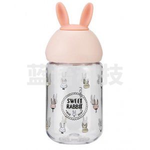 乐扣乐扣 lock&lock ABF652PIK Tritan塑料杯 运动水杯便携茶水杯 粉色380ML