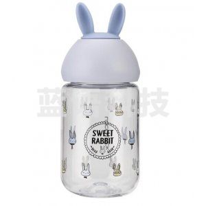 乐扣乐扣 lock&lock ABF652BLU Tritan塑料杯 运动水杯便携茶水杯 蓝色380ML