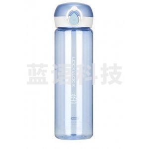 乐扣乐扣 LOCK&LOCK HLC645BLU 塑料运动便携随手杯 学生水杯 550ml 蓝色