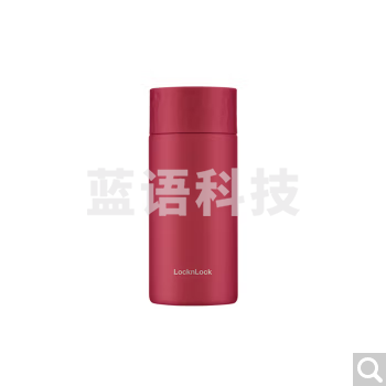 乐扣乐扣 lock&lock LHC4255 便携小巧保温杯 316不锈钢水杯 红色 220ml
