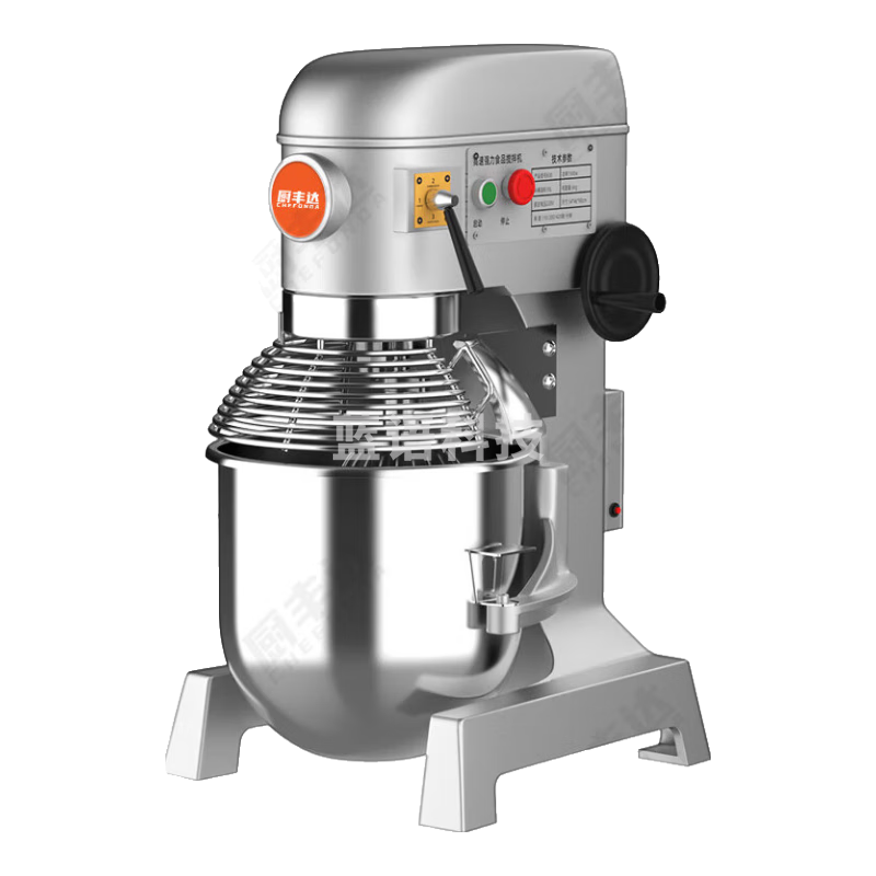 厨丰达 和面机商用搅拌机厨师机全自动多功能鲜奶机50L大型打蛋奶油打发机 CFD-GCB50X